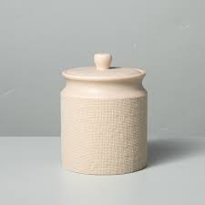 Shop bathroom canisters top brands at lowe's canada online store. 16oz Resin Bath Canister Cream Hearth Hand With Magnolia Target