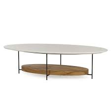 Olivia Coffee Table Thomas Bina Timeless White Lacquer Is Fused With A Classic Solid Wood Base Coffee Table Coffee Table White Oval Coffee Tables