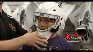 how to fitting a hockey goalie mask for your child source for sports