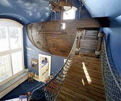 8 Creative Design Ideas From Outrageous Kids Playrooms Pirate Ship Bedroom Pirate Bedroom Awesome Bedrooms