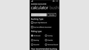 Get Longboard Bushing Calculator Microsoft Store