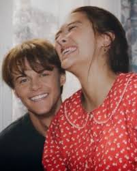 Belly and Jeremiah dressed as Lara Jean and Peter Kavinsky for Halloween 💌