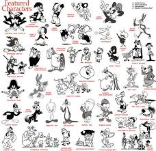 Black And White Characters Cartoon Pictures Of Cartoon Characters Cartoon Characters Names Cartoon Character Pictures Old Cartoon Characters