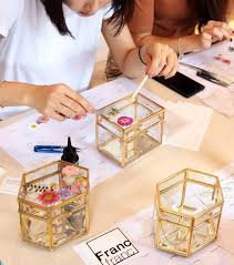 Novica, the impact marketplace, features a unique floral jewelry box collection handcrafted by talented welcome to the floral jewelry box collection at novica. Workshop Dried Flower Jewelry Box Francfranc Hong Kong Resin Crafts Dried Flower Jewelry Diy Resin Crafts