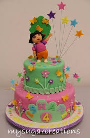 My Sugar Creations 001943746 M Dora Cake Ishani Dora Cake Kids Birthday Cakes Girls Dora Birthday Cake