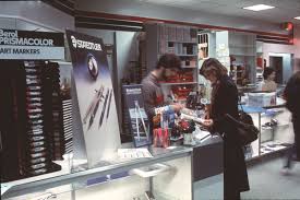Employee And Customer Look Through A Catalog At The Art Supply Counter In Campus Connections The Rit Book Store Located In The S Berol Marker Art Prismacolor