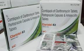 2 Tab Of Clarithromycin 500 Mg 2 Capsule Of Pantoprazole 40 Mg 2 Tab Of Amoxycillin 750 Mg At Rs 2200 Box Antibiotics Drugs Stellar Bio Labs Id 22085858055