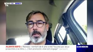 David Leveau (SGP- Police Bretagne), sur l'enfant blessé par balles à  Rennes: "L'individu qui conduisait était poursuivi par des individus  cagoulés dans un autre véhicule et qui ont fait feu"