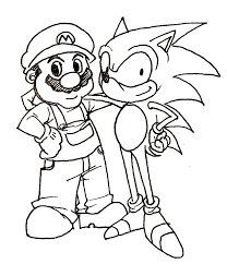 Download and print these mario and sonic coloring pages for free. Pin On Ideas For The House