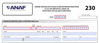 Formularul 230 prin care contribuabilii redirecţionează 2% din impozitul pe venit către entităţi nonprofit/unităţi de cult sau pentru acordarea de burse pot fi depuse şi de către beneficiarii sumei redirecţionate, măsura fiind însă tranzitorie, informează ministerul finanţelor. DeclaraÅ£ia 230 Se Poate Depune Si De CÄƒtre Beneficiarii Sumelor RedirecÅ£ionate