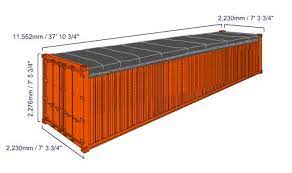 Open Top Container Dimensions Sizes