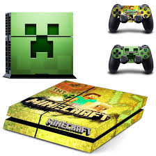 Minecraft Ps4 Slim Skin Sticker Decals Free Shipping Djtrading Minecraft Ps4 Ps4 Skins Ps4 Skins Stickers