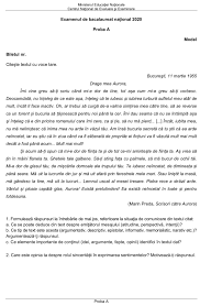 Modele de subiecte (teste de antrenament) bacalaureat 2021 la toate materiile Bac 2020 Modele De Subiecte Pentru Oralul De Limba RomanÄƒ De La Bacalaureat Au Fost Publicate De Ministerul EducaÈ›iei DescarcÄƒ Testele De PregÄƒtire È™i Baremul De La Examenul Oral Edupedu Ro