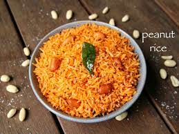 Peanut Rice Recipe Groundnut Masala Rice Lunch Box Recipe Recipe Recipes Peanut Rice Recipe Indian Food Recipes Vegetarian