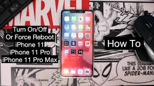 To turn it back on, press and hold the side button until you see the apple logo on your iphone's screen. Turn Off Turn On Or Force Reboot Iphone 11 Iphone 11 Pro And Iphone 11 Pro Max Youtube