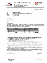 Surat ini bertujuan untuk memberikan pihak kami akan memastikan seluruh proses di dalam proyek pembangunan ini berjalan dengan baik sesuai dengan tenggat waktu yang diharapkan. 8 Contoh Surat Penawaran Jasa Konstruksi Renovasi Proyek Lainnya
