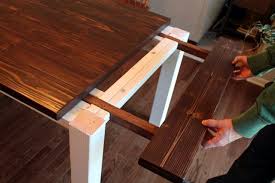 Diy Farmhouse Table With Extension Leaves With Plans Sweet Tooth Sweet Life Diy Farmhouse Table Farmhouse Table Plans Diy Dining Table