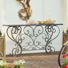 Tennille Console Table Console Table Wrought Iron Console Table Iron Decor