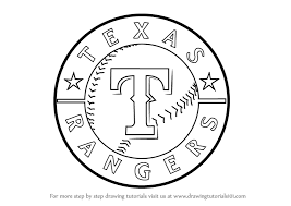 This logo honored arlington stadium, the rangers' home field, in its last year of existence. Learn How To Draw Texas Rangers Logo Mlb Step By Step Drawing Tutorials
