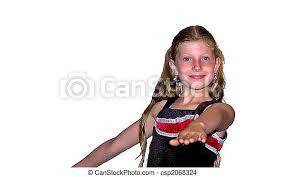 Für die sportlichen kinder das beste geschenk ist sportgerät und verschiedene coole sportsachen. Hubsches 8 Jahriges Madchen Im Sportkostum Diese Susse Achtjahrige Tragt Ein Sport Auffuhrungskostum Mit Langen Canstock