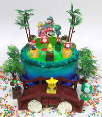 Check spelling or type a new query. Super Mario Brothers Deluxe Game Scene Birthday Cake Topper Set Featuring Figures And Decorative Themed Accessories Buy Online In Luxembourg At Luxembourg Desertcart Com Productid 41804257