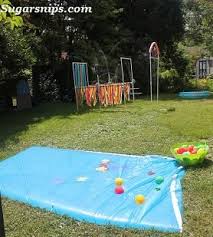 Outdoor Activities For Kids Birthday Backyard Waterpark Outdoor Kids Party Under The Sea Theme Spongebob Birthday Party