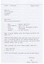 Contoh surat lamaran kerja melalui email. Contoh Surat Lamaran Kerja Tulis Tangan Tulisan Kata Kata Indah Tulisan Tangan