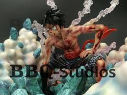 One piece memorial log ace battle figure. Luffy Gear 2 Bbq Studio Resine Figurine One Piece