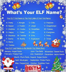What S Your Elf Name Whats Your Elf Name Funny Name Generator Elf Names