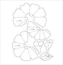 You'll want to use paper that's heavier than standard copy paper, any weight up to 90lbs should work in your home printer without jamming, and you can use any color. Free 9 Beautiful Sample Flower Petal Templates In Pdf Psd Eps