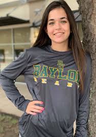 Colosseum Baylor Bears Charcoal Landry Long Sleeve T-Shirt