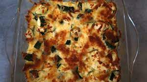 Cheesy Zucchini Casserole Recipe Easy 4 Ingredient Courgette Bake Recipe Zucchini Casserole Recipes Casserole Recipes Easy Zucchini Recipes