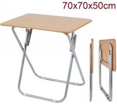Mesa plegable de hdpe y estructura de acero 122x60x52/74 cm. Mesas Mesas Madera Carrefour Es