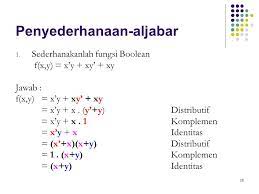 Maybe you would like to learn more about one of these? Logika Matematika Bab 1 Aljabar Boolean Ppt Download