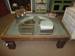 Low modern coffee table *see offer details. Amazing Industrial Fan Repurposed Into A Coffee Table Https Www Facebook Com Pages Magnolia Antique Mall 15 Furniture Rehab House In The Woods Coffee Table