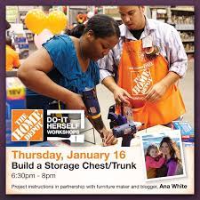 When a child goes to the home depot kids workshop, they'll get a free project kit they can complete during the workshop and then take home when they're finished. Facebook