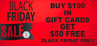 Gift card promotions black friday. Black Friday Gift Card Special Birch S On The Lake