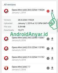 Here you will find apk files of all the versions of opera mini available on our website published so far. Donload Opera Mini Jadul Opera Mini Old 6 5 2 Android 1 5 Apk Download By Opera Apkmirror Opera Mini Is A Free Mobile Browser That Offers Data Compression And Fast Performance So You Can Surf The Web Easily Even With A Poor Connection