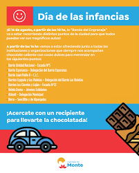 El día del niño, como cada tercer domingo de agosto, se celebra en la argentina hace 60 años por recomendación de la organización de las naciones la declaración universal de los derechos del niño de la onu llegó en 1959. Dia De Las Infancias Municipalidad De Monte