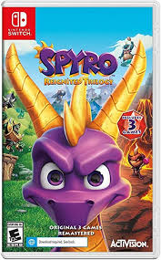 Amazon Com Spyro Reignited Trilogy Nintendo Switch Standard Edition Activision Inc Video Games Spyro Trilogy Nintendo Switch Games Activision