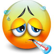 Fever Frown Animated Emoticons Sick Emoji Emoticons Emojis