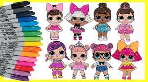 Keunikan dari produk ini ada pada unsur kejutannya, karena saat membeli, anda tidak akan tau boneka lol. Mewarnai Lol Surprise Lol Surprise Dolls Coloring Book Compilation Youtube