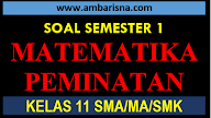 By admin materi posted on june 17, 2021. Contoh Soal Matematika Peminatan Kelas Xii Semester Ganjil 2020 2021 Ambarisna Com