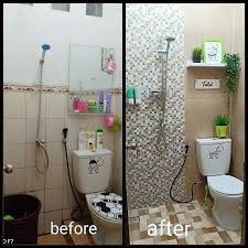 * pondasi batu kali * dinding hebel * lantai granite 60 x 60 * kloset. Desain Kamar Mandi Minimalis Terbaru Keramik Batu Alam Kamar Mandi Kecil Desainer Interior Indonesia