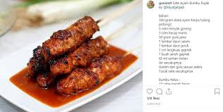 Masaklah hingga matang dan taburi dengan potongan tomat. Cara Membuat Sate Ayam Bumbu Rujak Lezatnya Tak Kalah Dengan Bumbu Kacang