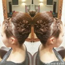 潮来祭り お祭り ヘアセット Hairstyle Hairset 夏 和髪 編み込み
