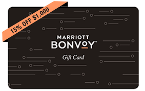 Purchasing a gift card means you can use it at any marriott property, at a moment's notice, without the requirement of an advance reservation. Whine Wednesdays Take Two Marriott Gift Cards Loyaltylobby