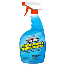 By laundering the item, you will remove any remaining latex paint and alcohol from the fabric. Ready Strip 32 Oz Paint Overspray And Splatter Remover 66432 The Home Depot