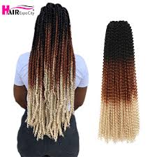 White lady blonde bohemian field braids. 22 Inch Pre Twisted Passion Twist Crochet Hair Ombre Bohemian Synthetic Braiding Hair Extensions For Black Women Hair Expo City Best Discount 5eac6e Goteborgsaventyrscenter