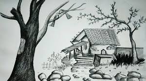 As you draw, experiment with different drawing tools, like charcoal and pencil, to find which ones you like the best. Simple Nature Drawings